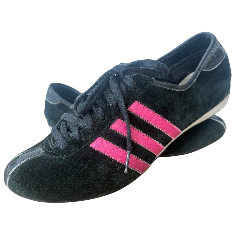 Adidas Okapi Sneakers Vintage 2005 Suede Y2K Low Top 10 Black Pink